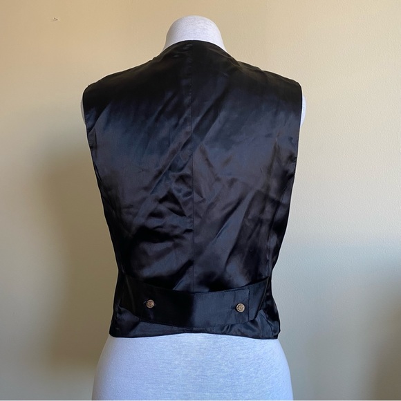 vintage velvet embroidered vest - Picture 5 of 15